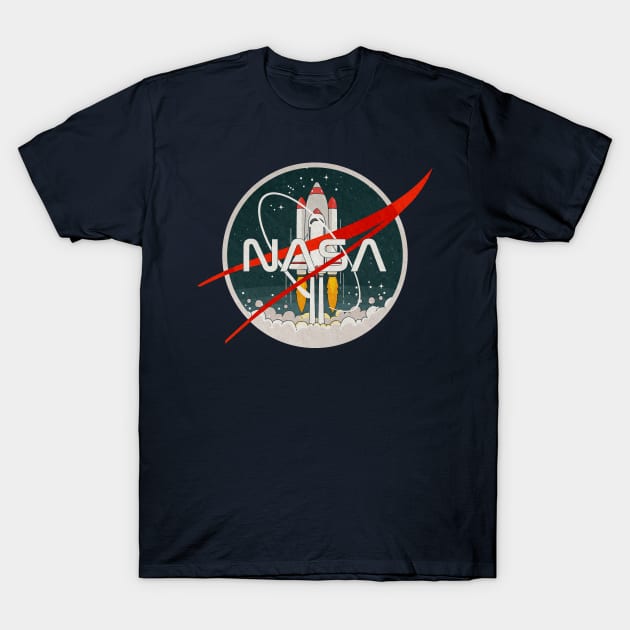 USA Space Agency T-Shirt by Pink Umbrella